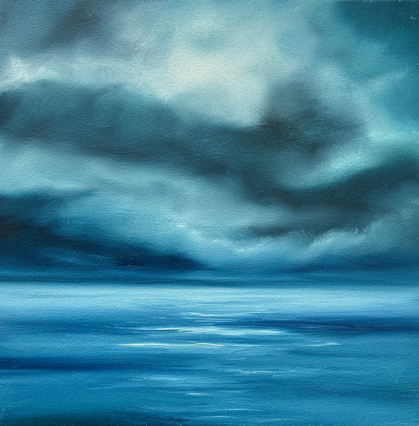 Blue Beyond- Original Painting by Magda Malak - Magda Malak Art