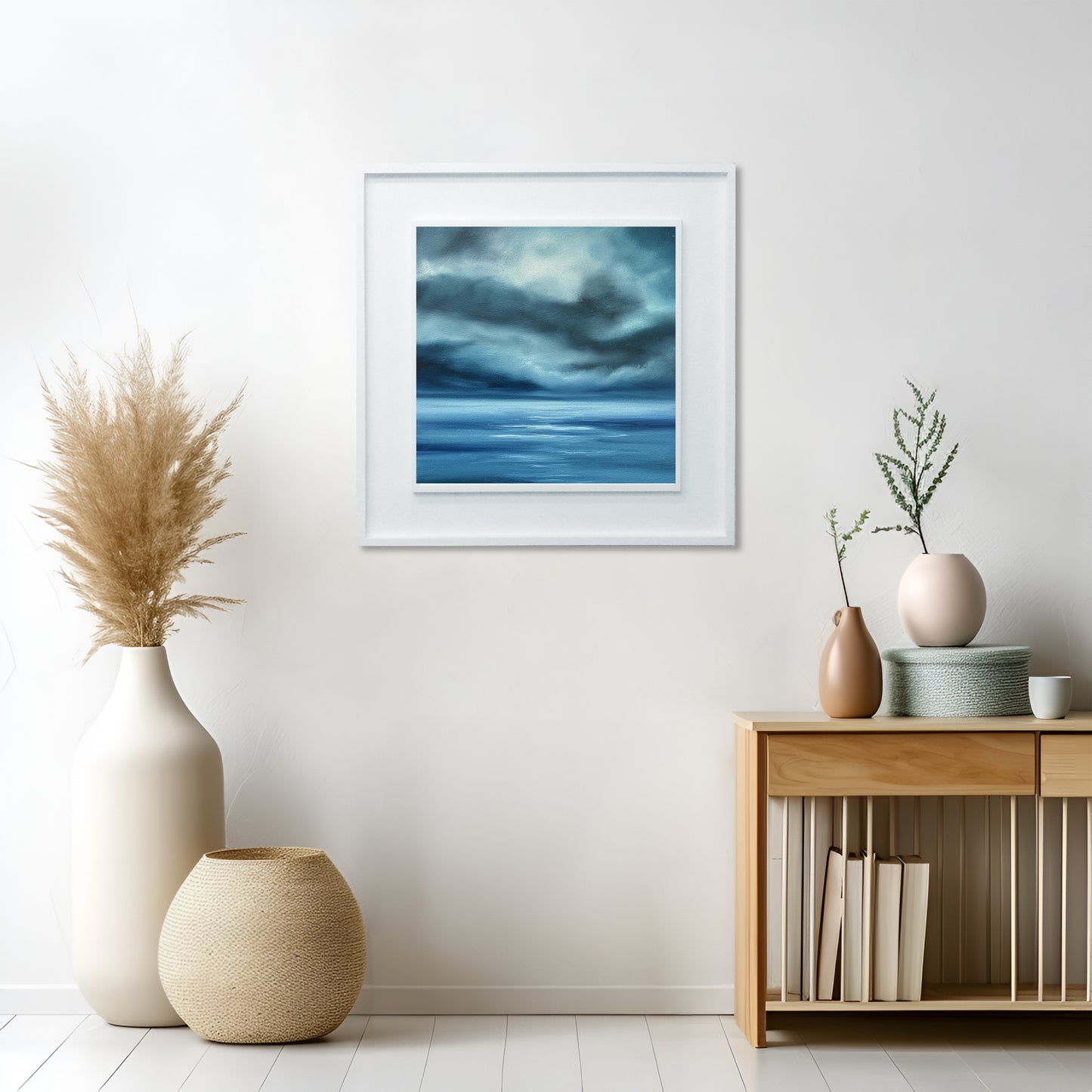 Blue Beyond- Original Painting by Magda Malak - Magda Malak Art