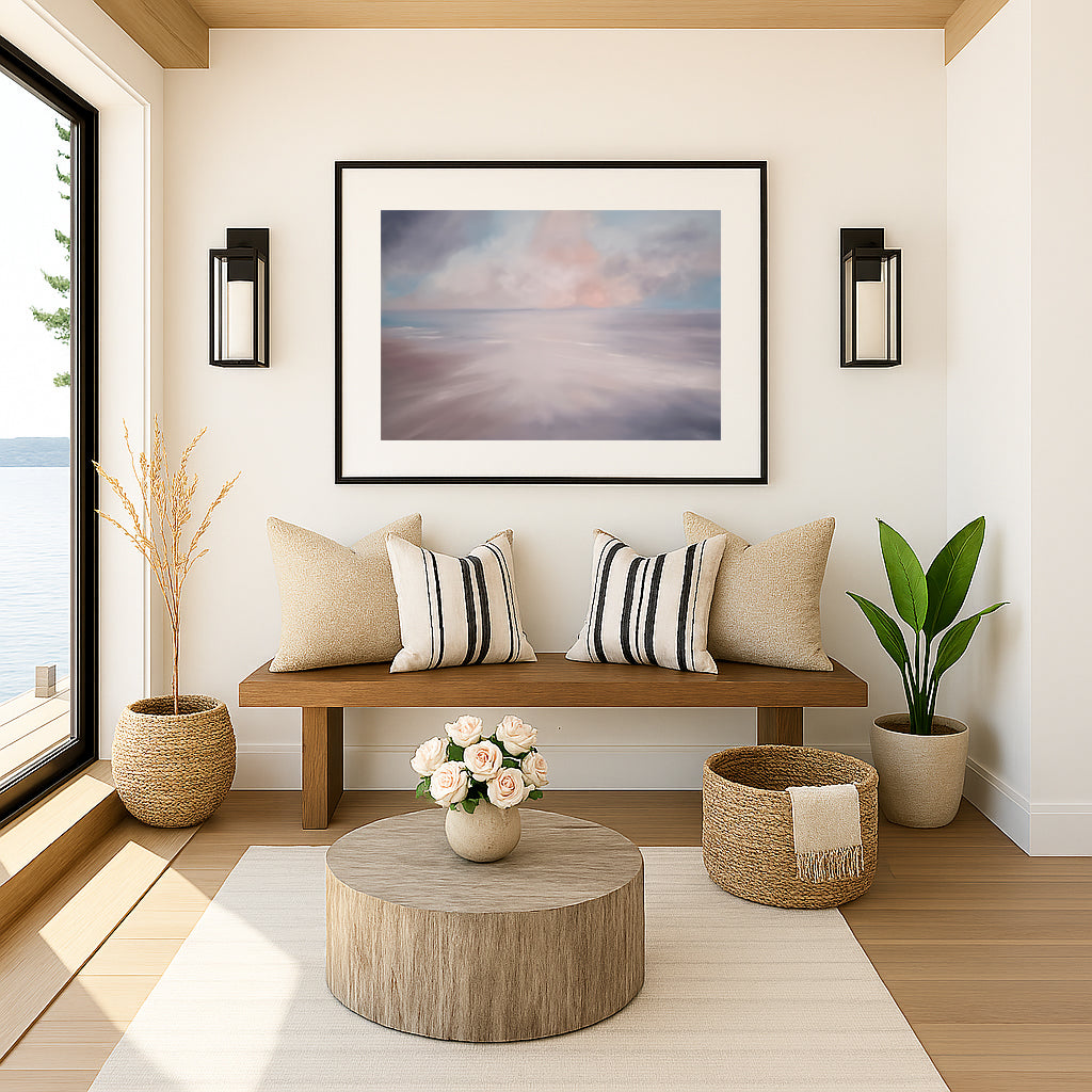 Ethereal Dreams- Abstract Seascape Fine Art Print on Paper