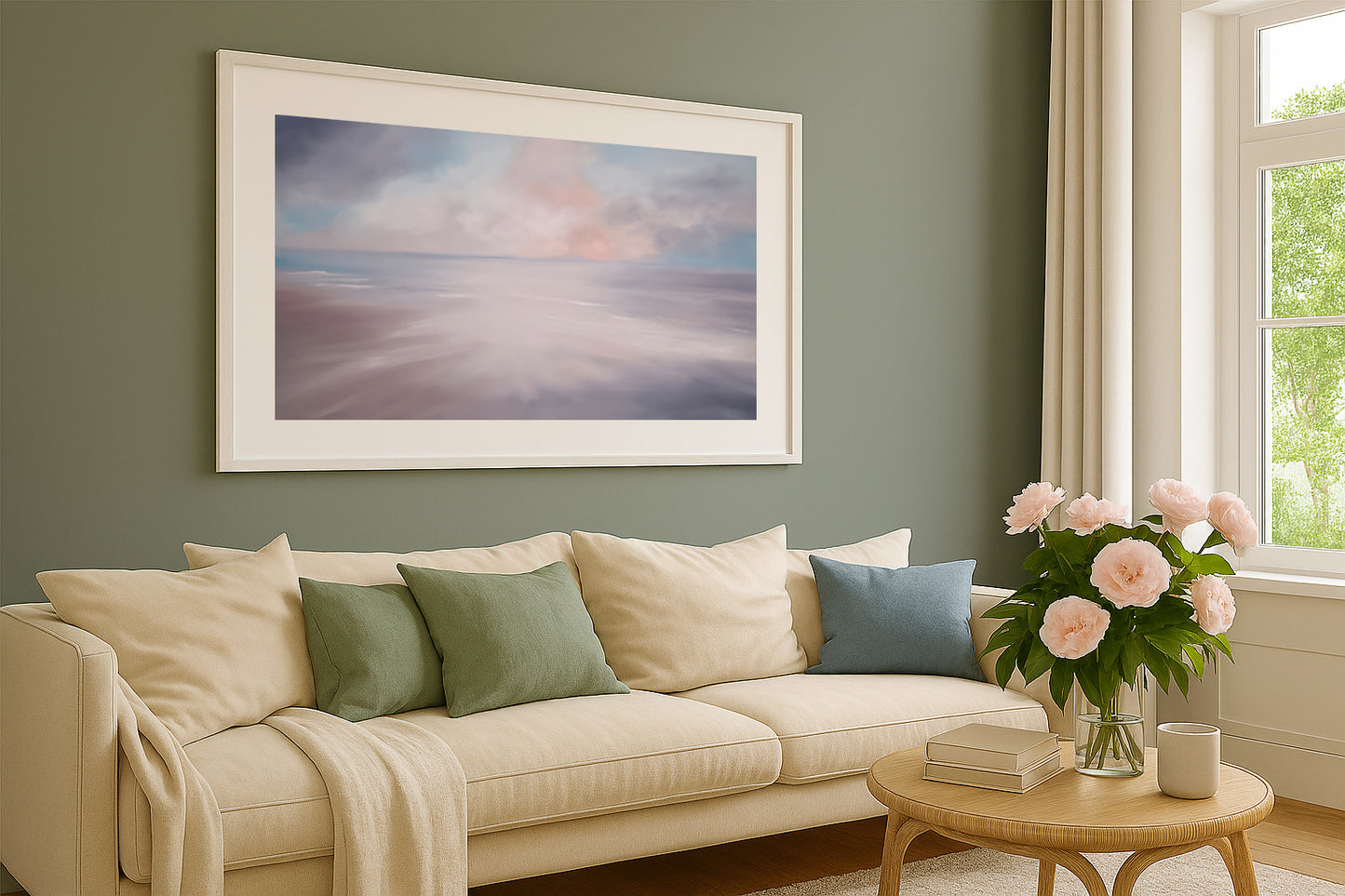 Ethereal Dreams- Abstract Seascape Fine Art Print on Paper
