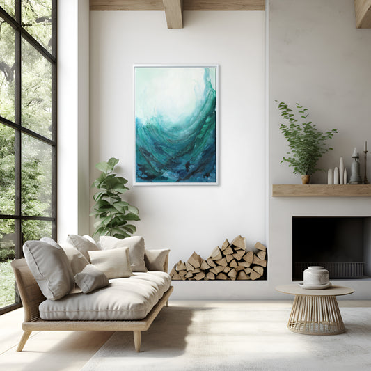 Free Soul- Original Abstract Painting by Magda Malak - Magda Malak Art