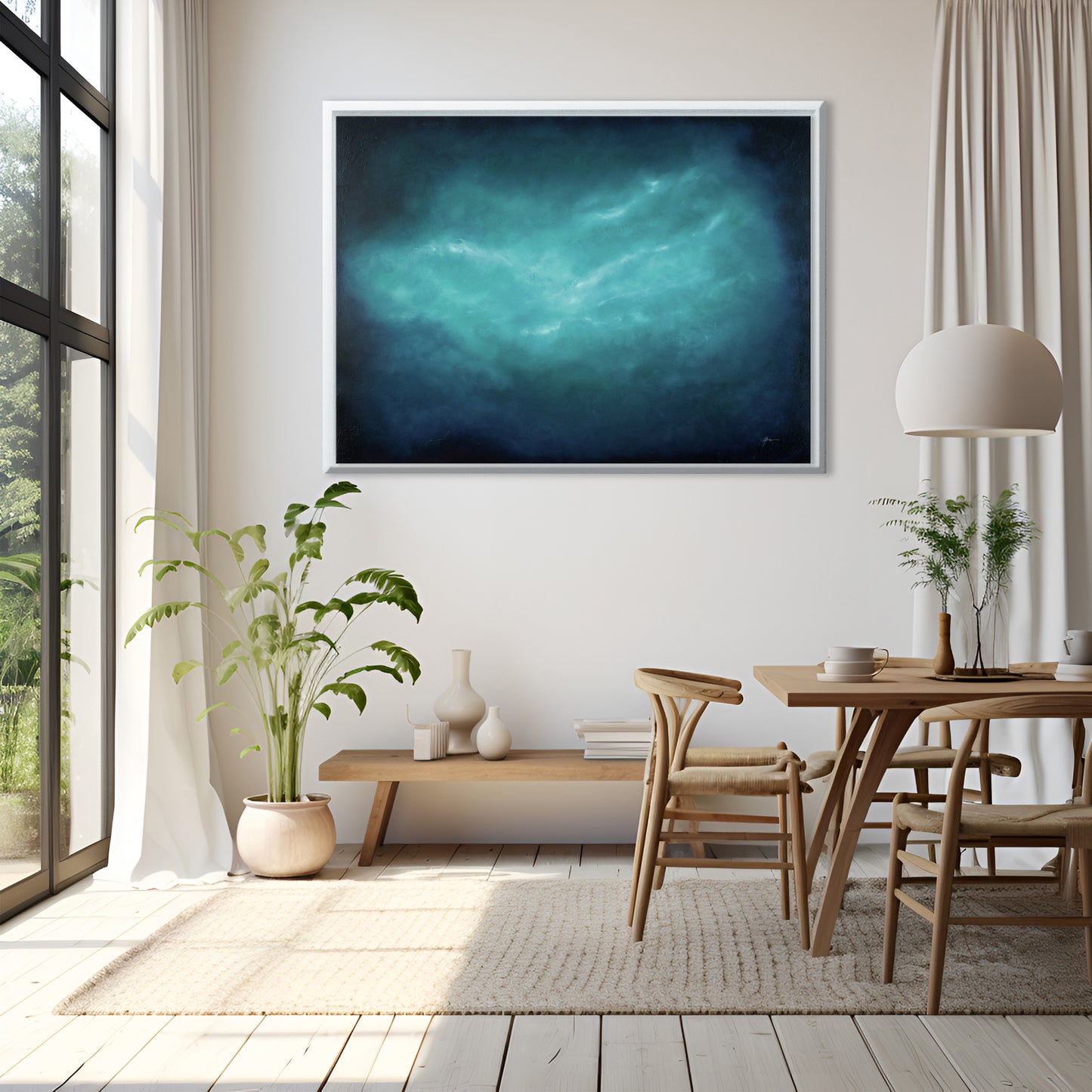 From The Darkness- Original Abstract Painting by Magda Malak - Magda Malak Art
