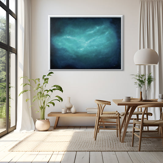 From The Darkness- Original Abstract Painting by Magda Malak - Magda Malak Art