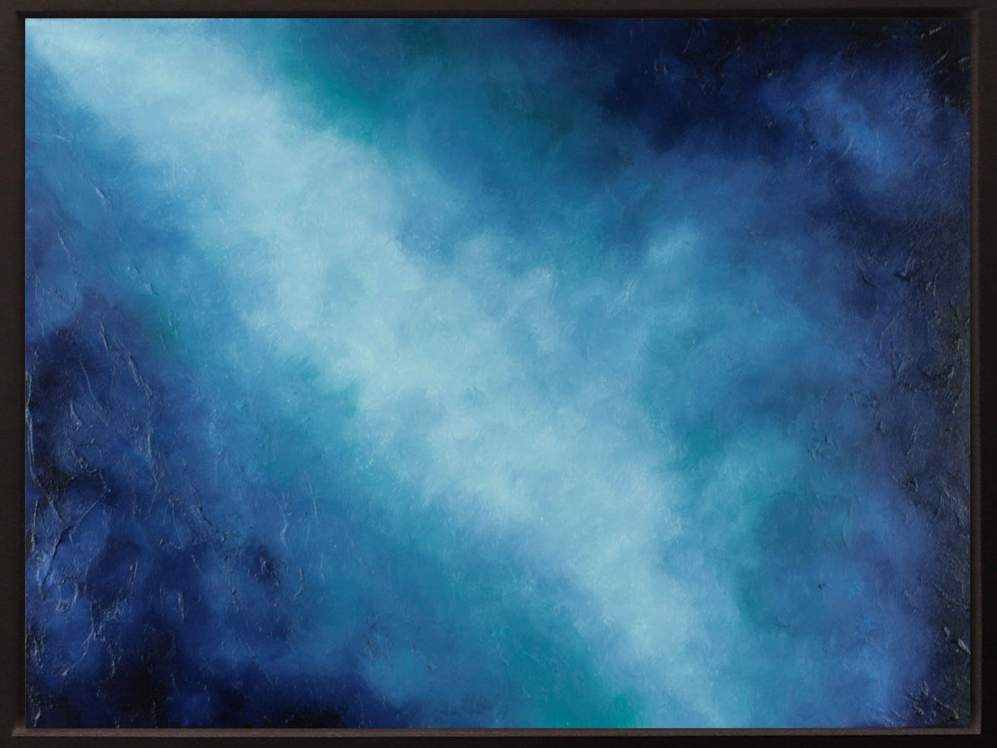 Light of Tranquility- Original Abstract Painting by Magda Malak - Magda Malak Art
