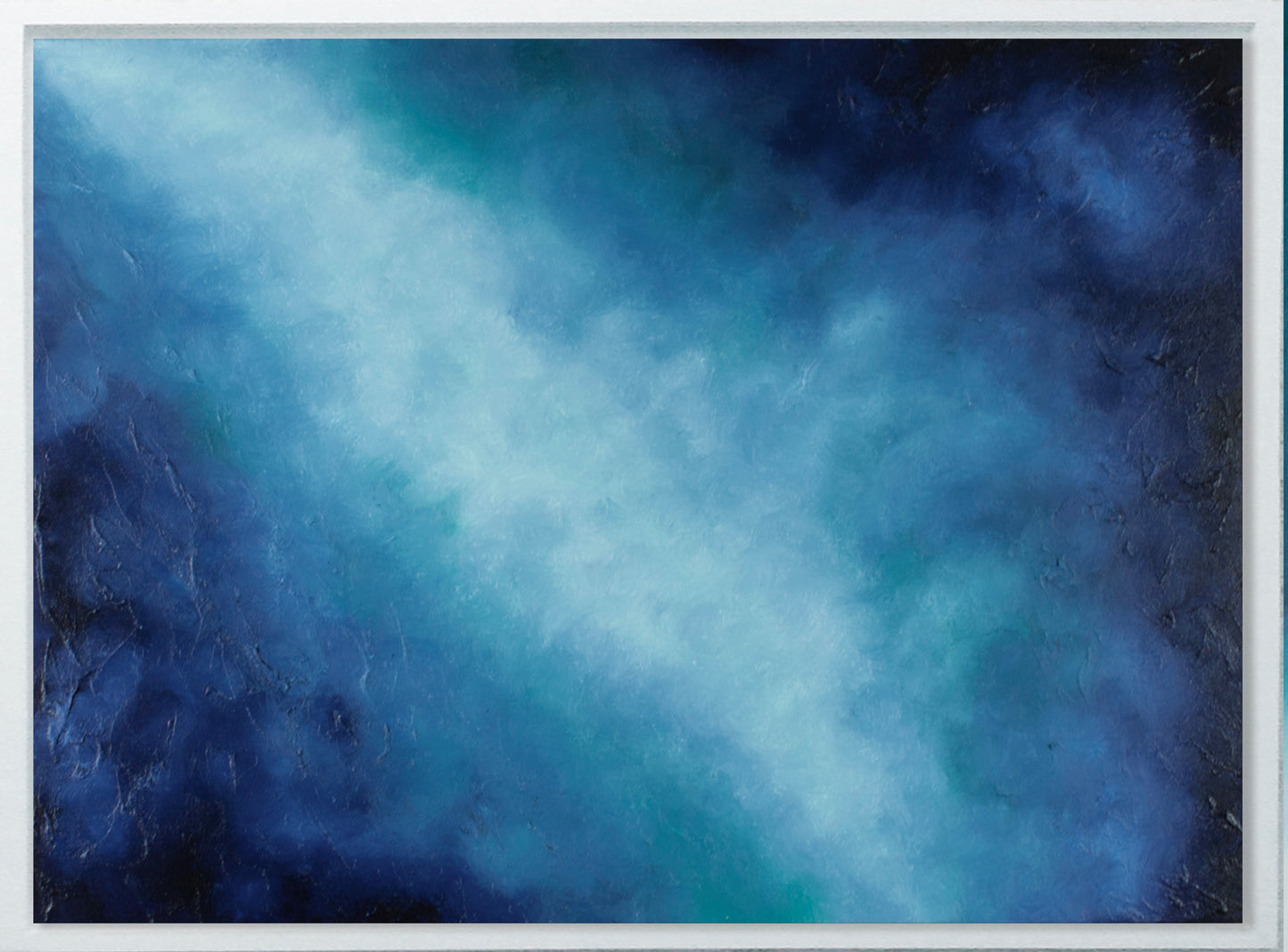 Light of Tranquility- Original Abstract Painting by Magda Malak - Magda Malak Art