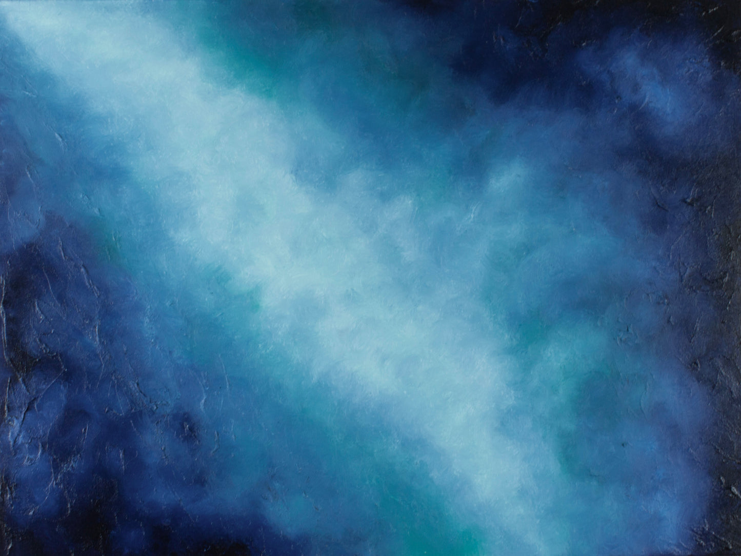 Light of Tranquility- Original Abstract Painting by Magda Malak - Magda Malak Art