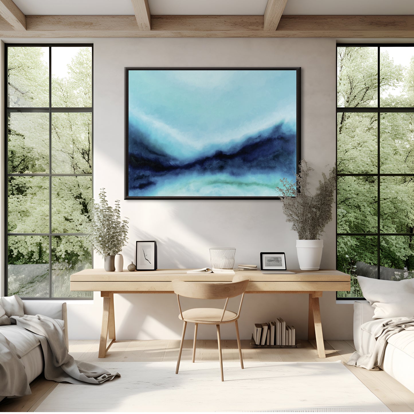 Minerva- Original Abstract Painting by Magda Malak - Magda Malak Art
