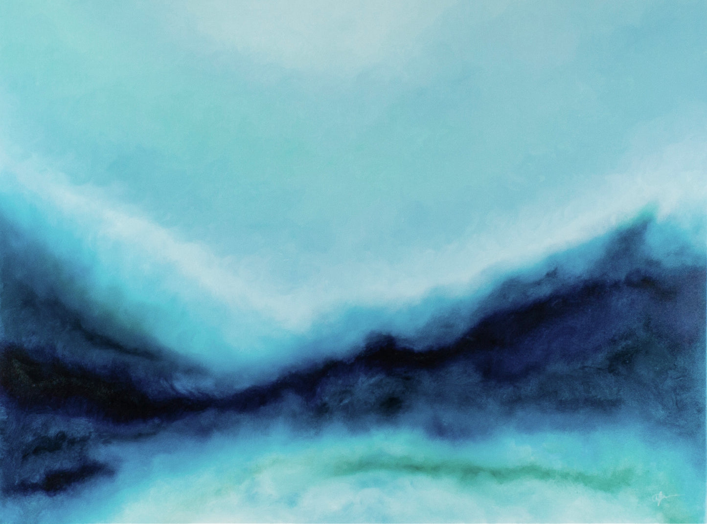 Minerva- Original Abstract Painting by Magda Malak - Magda Malak Art