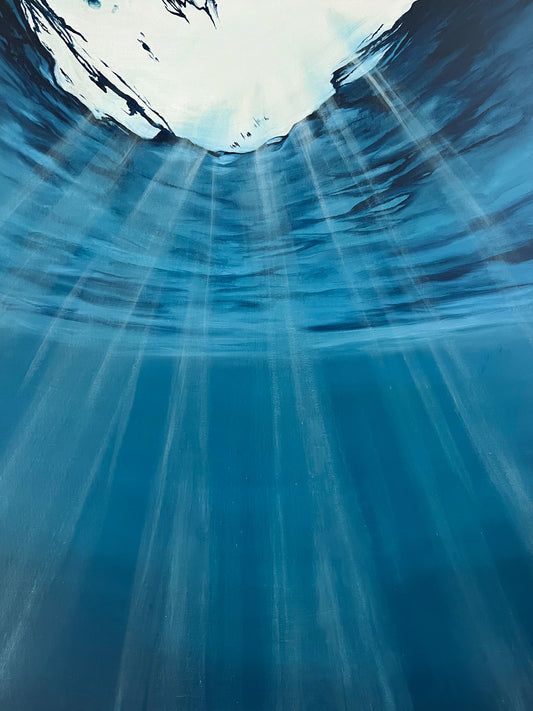 Modern_Contemporary_Seascape_Fine_Art_oil_painting_by_magda_malak_when the water takes you