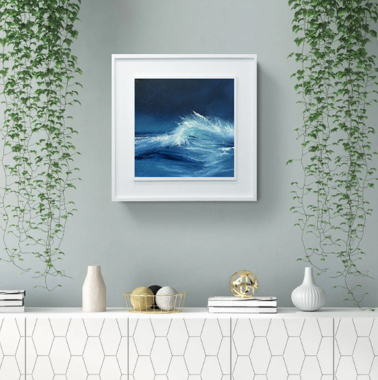 Ocean Spray- Original Painting by Magda Malak - Magda Malak Art