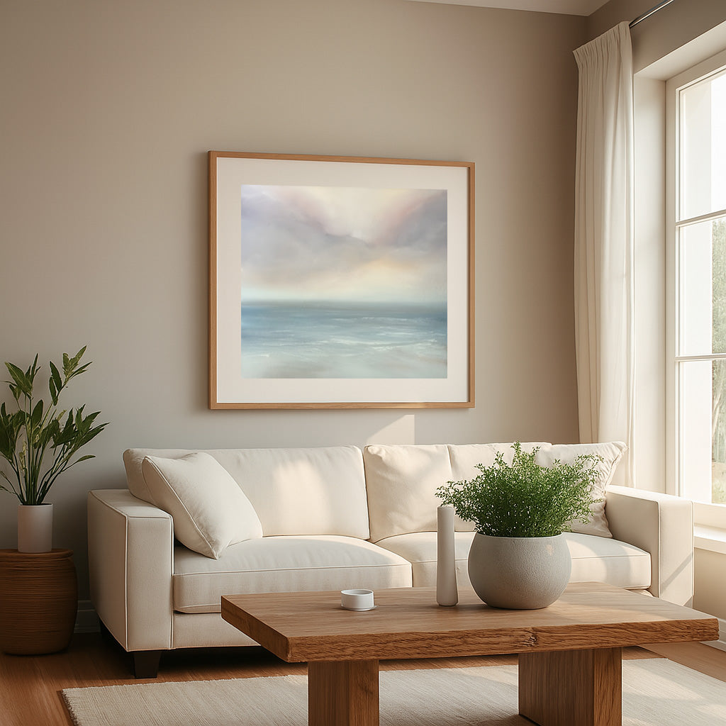 Opening- Abstract Seascape Fine Art Print on Paper