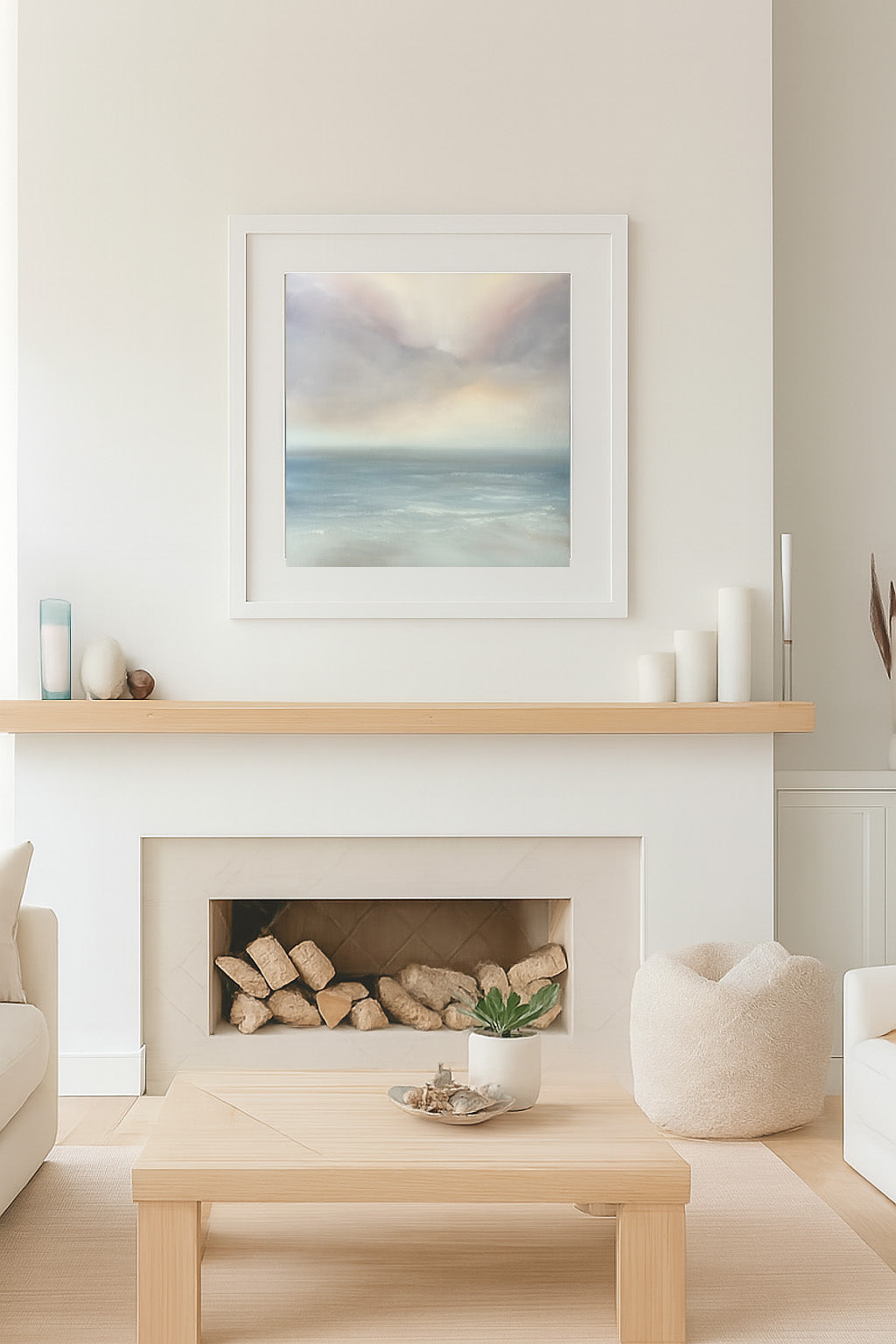 Opening- Abstract Seascape Fine Art Print on Paper