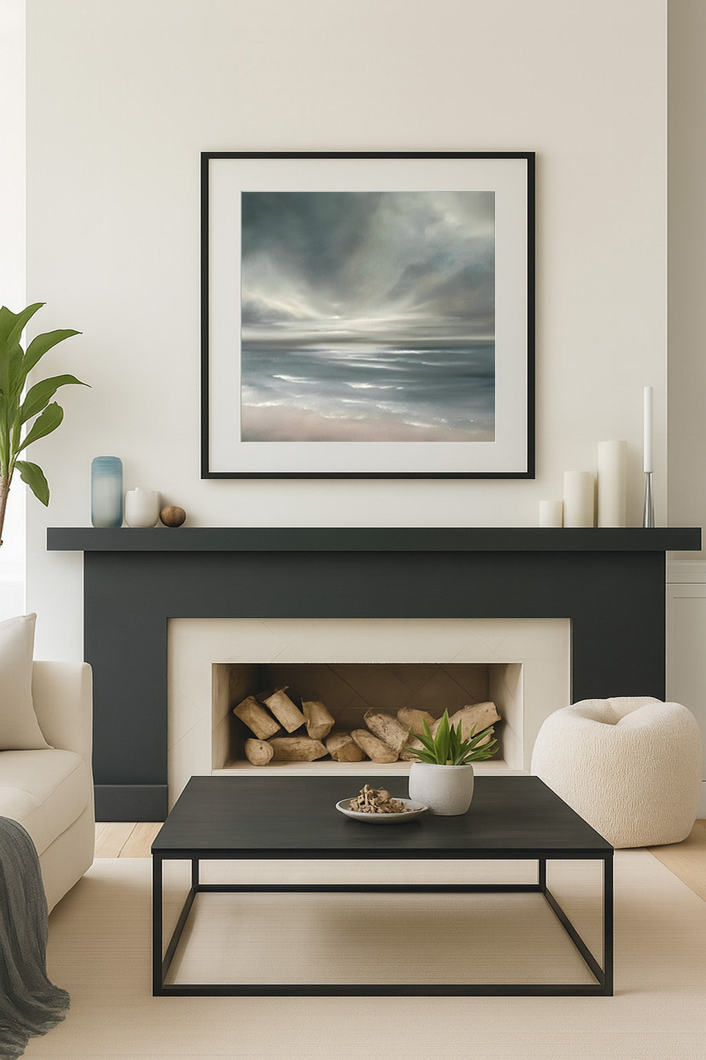 Stratosphere- Abstract Seascape Fine Art Print on Paper