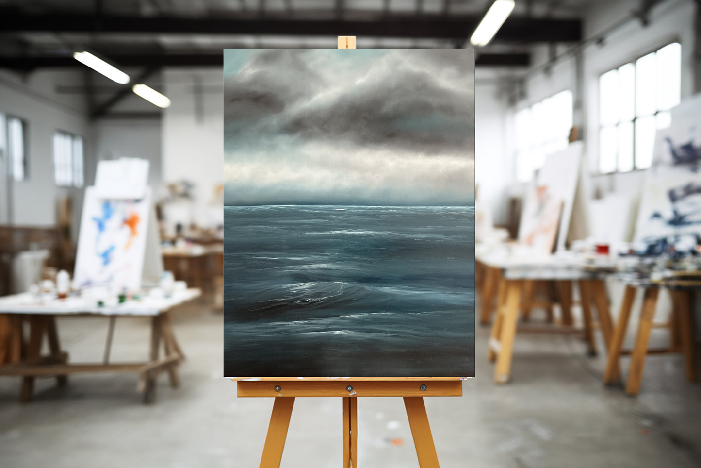 Undercurrents- Original Fine Art by Magda Malak - Magda Malak Art