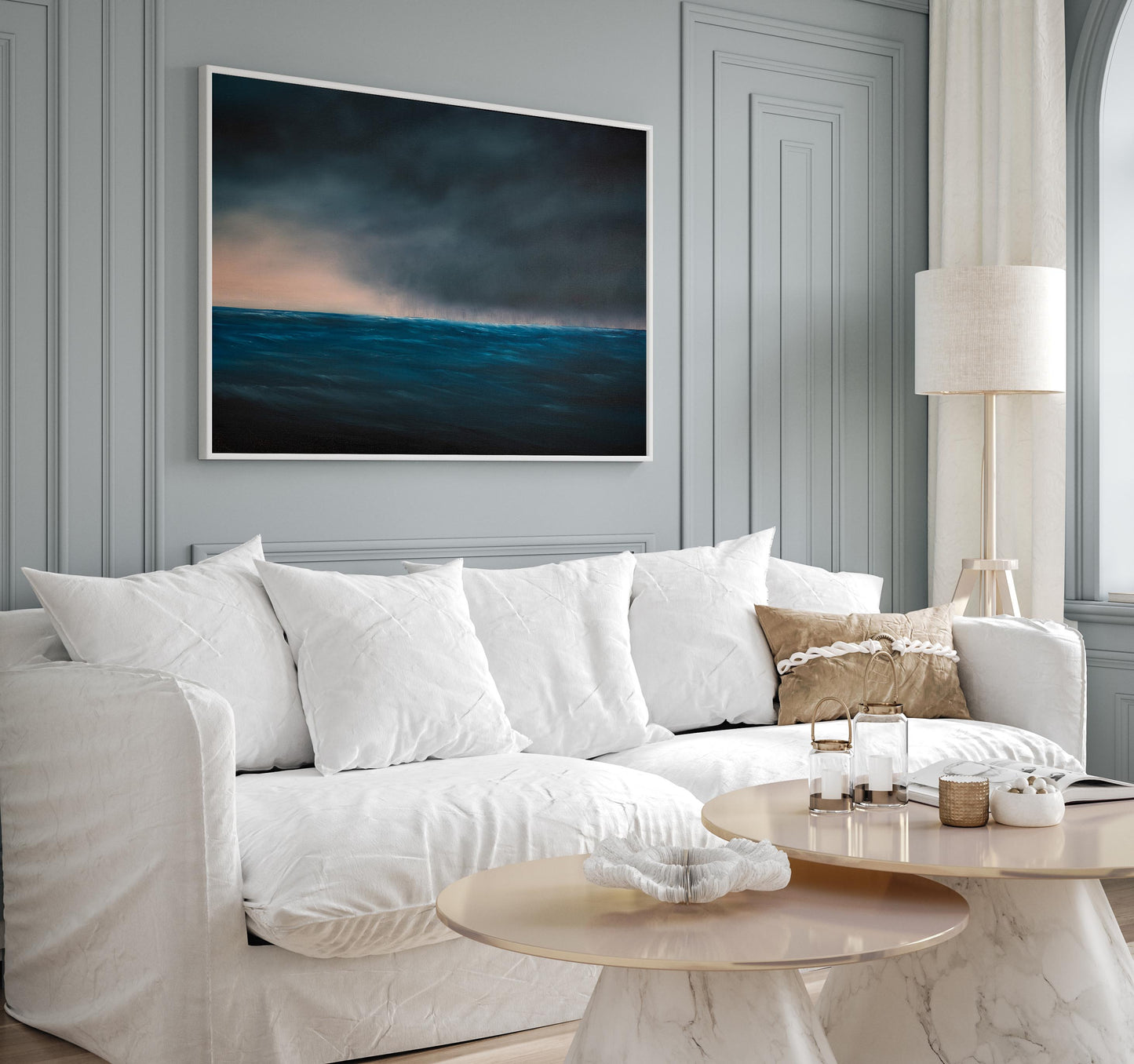 Weather The Storm- Fine Art Canvas Print - Magda Malak Art