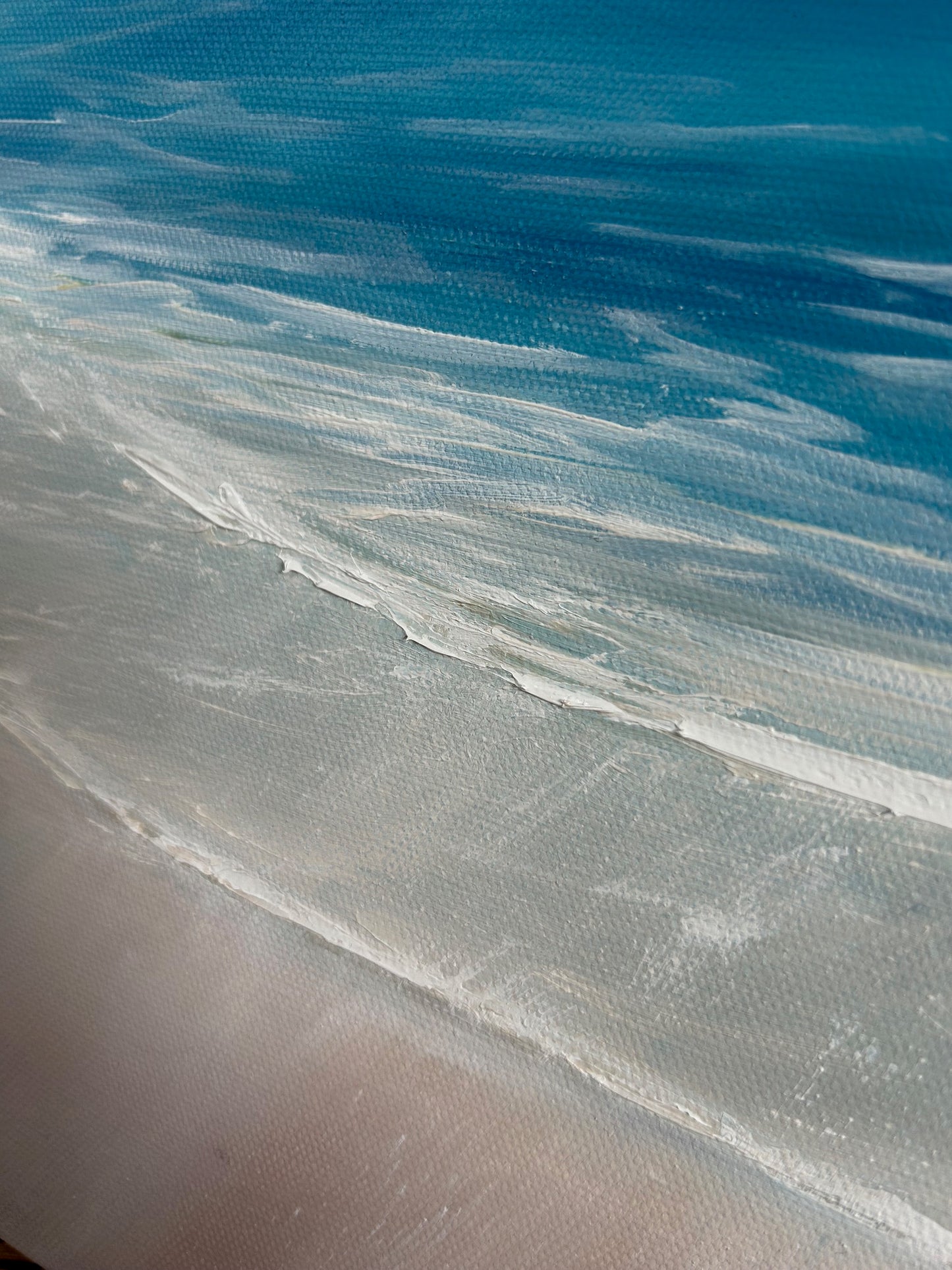 Distance- Original Atmospheric Realism Seascape Fine Art - Magda Malak Art