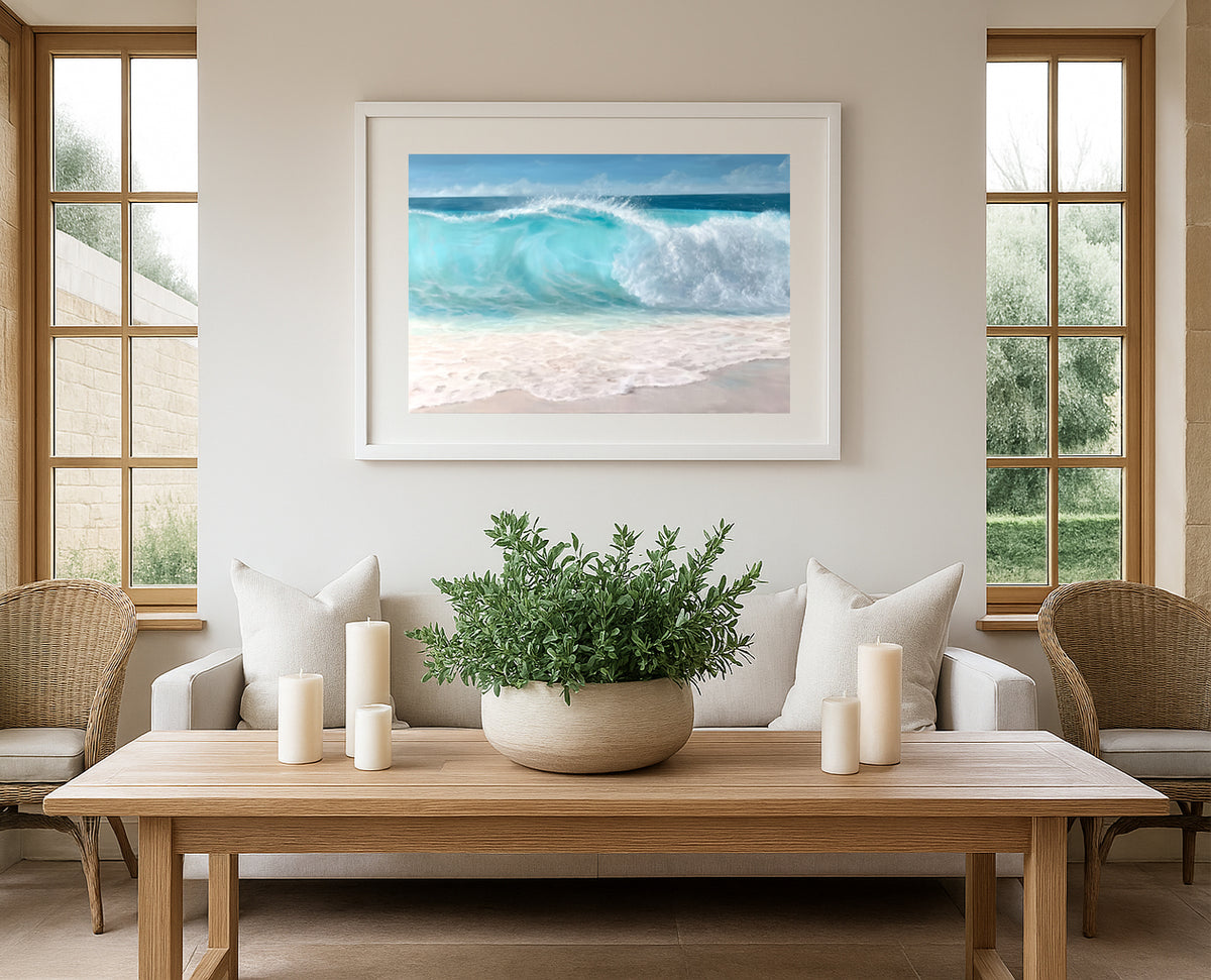 The Grace of Breaking Fine Art Print - Magda Malak Art