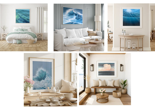 Best Wall Colours for Blue Seascape Art
