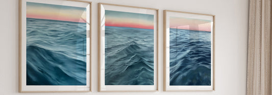 How to Style Contemporary Seascape Art in a Modern Home