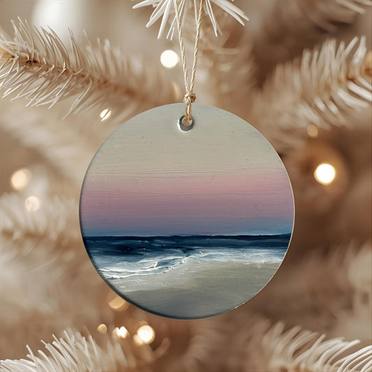 Charity Seascape Christmas Bauble - Magda Malak Art