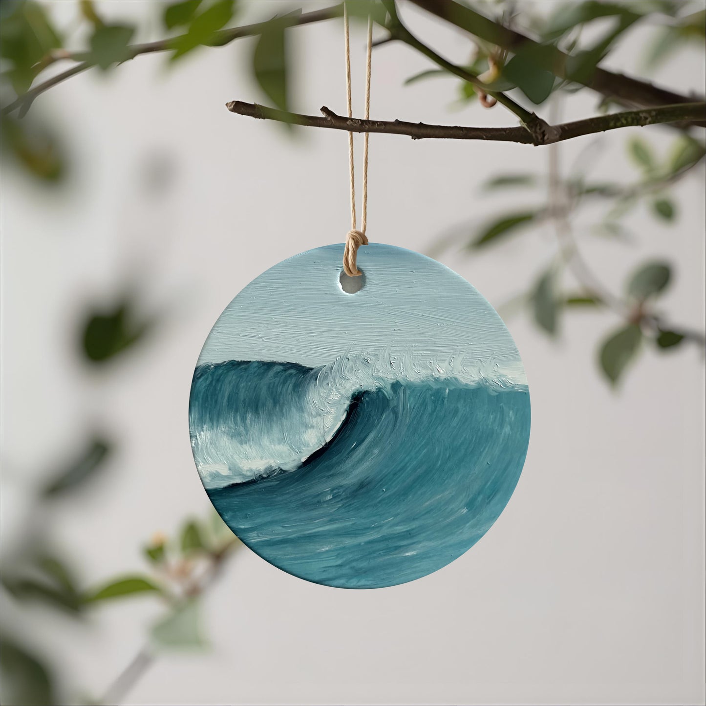 Charity Seascape Christmas Bauble - Magda Malak Art