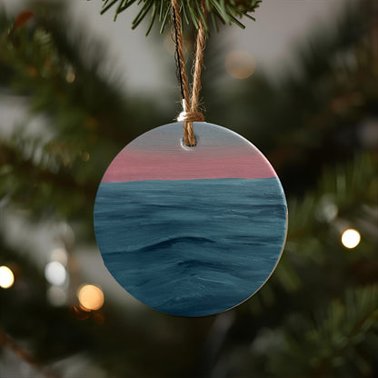 Charity Seascape Christmas Bauble - Magda Malak Art