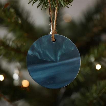 Charity Seascape Christmas Bauble - Magda Malak Art