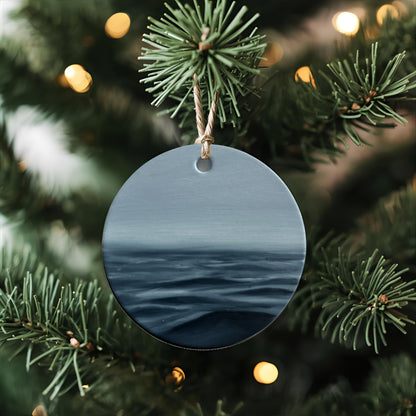 Charity Seascape Christmas Bauble - Magda Malak Art