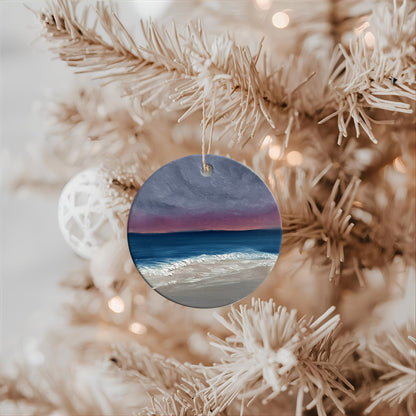 Charity Seascape Christmas Bauble - Magda Malak Art