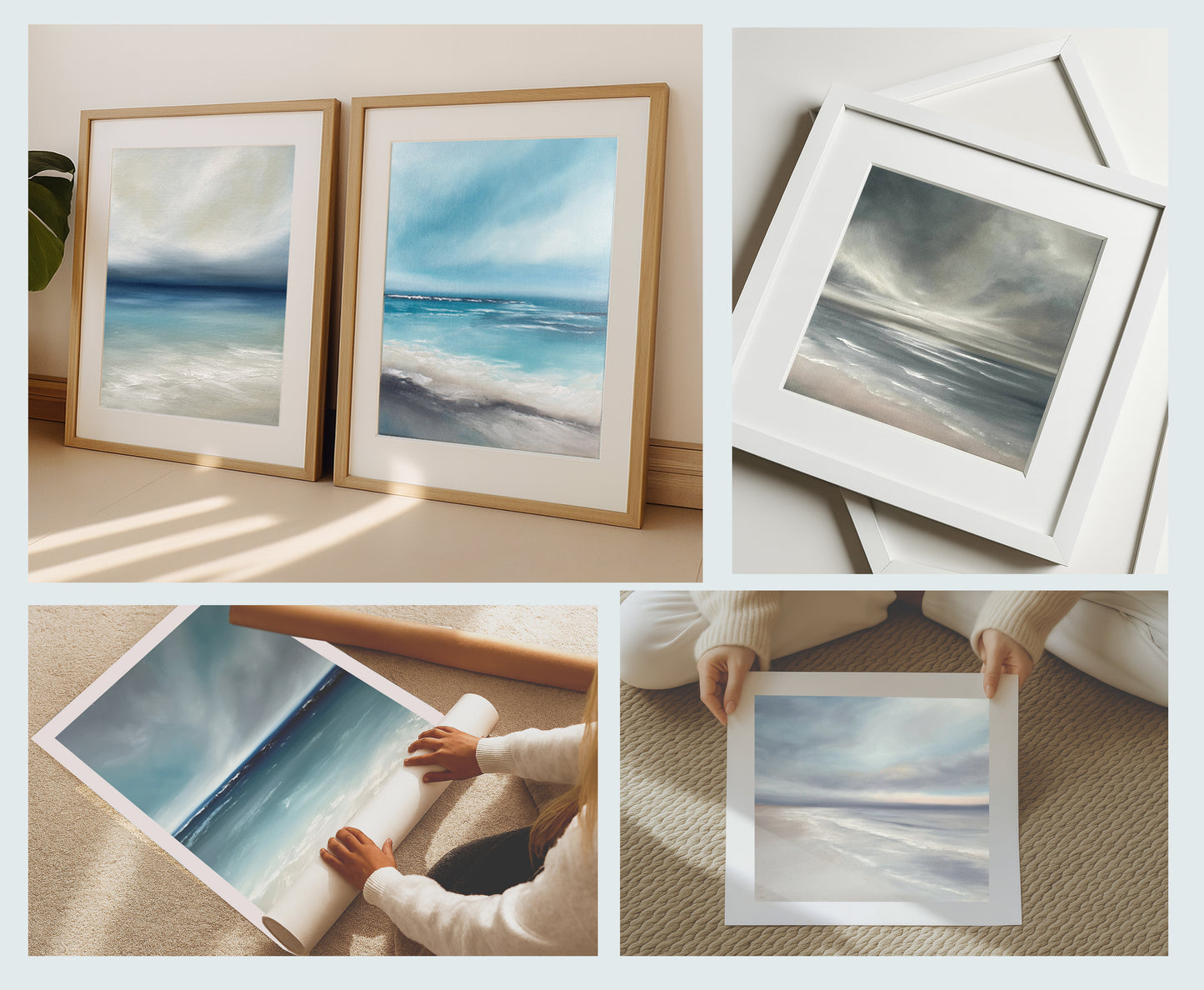 Untold Wonder- Abstract Seascape Fine Art Print on Paper