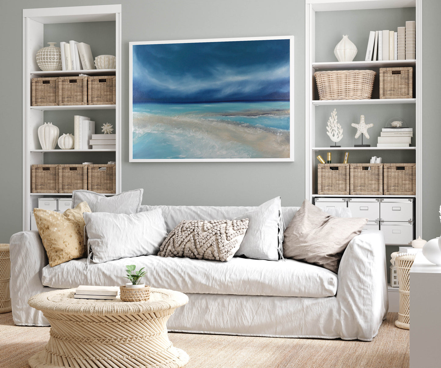 Equinox Seascape Print on Fine Art Paper - Magda Malak Art