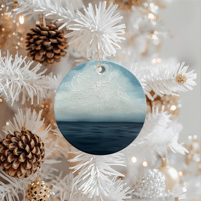 Charity Seascape Christmas Bauble - Magda Malak Art