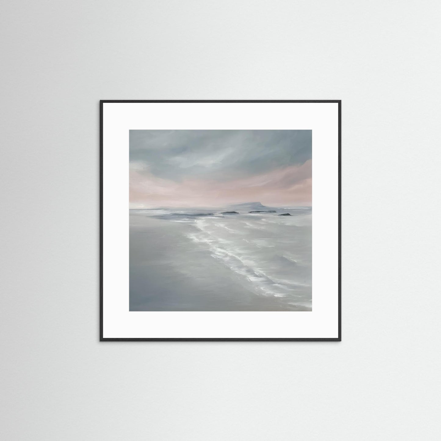 Softly- Abstract Seascape Print on Fine Art Paper
