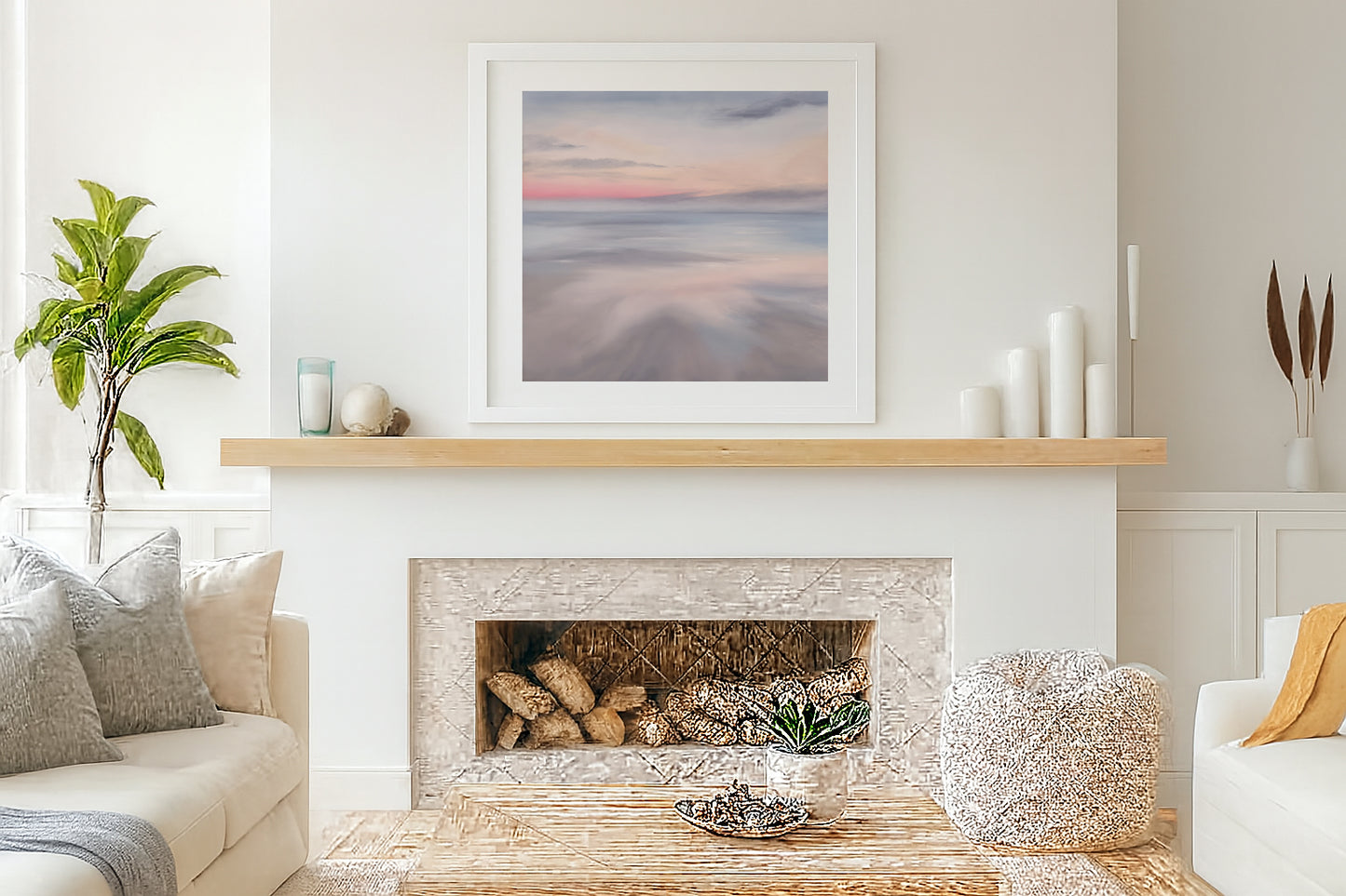 Abundance- Abstract Seascape Fine Art Print on Paper