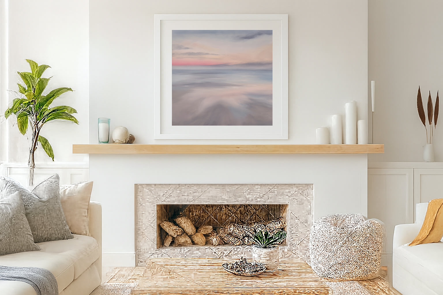 Abundance- Abstract Seascape Fine Art Print on Paper