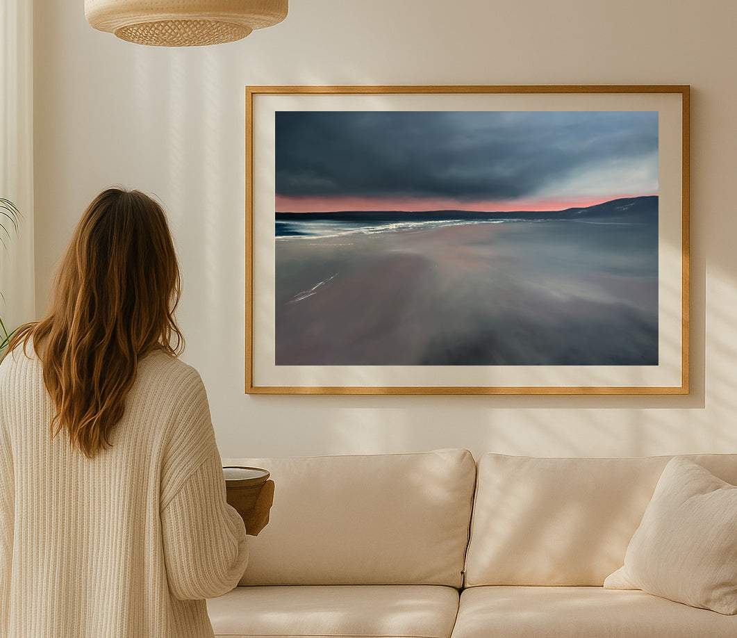 After Hours- Abstract Seascape Fine Art Print on Paper