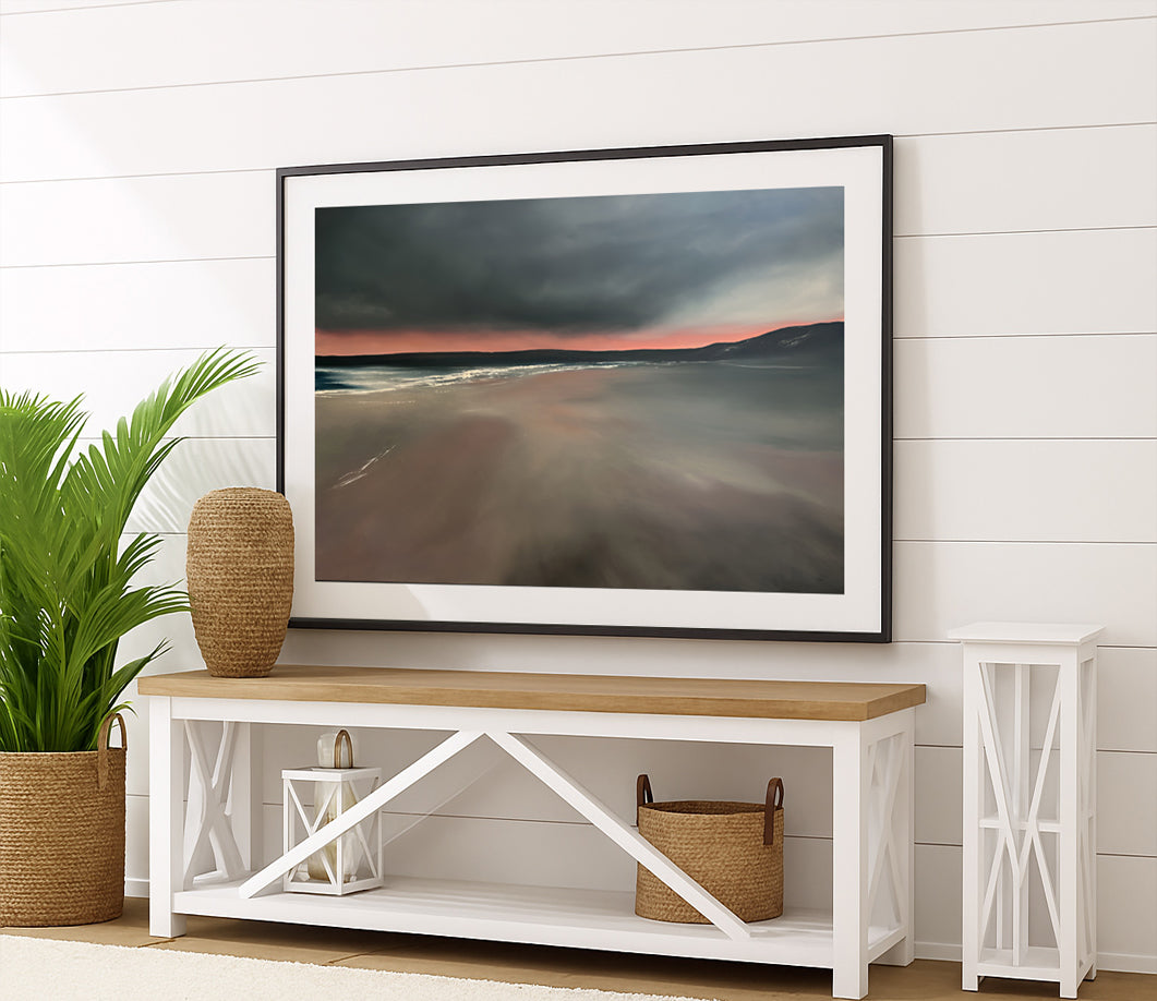After Hours- Abstract Seascape Fine Art Print on Paper