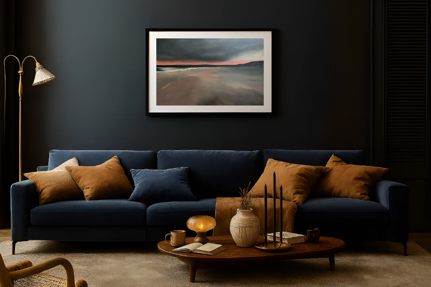 After Hours- Abstract Seascape Fine Art Print on Paper