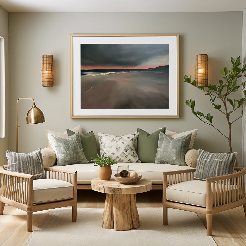 After Hours- Abstract Seascape Fine Art Print on Paper