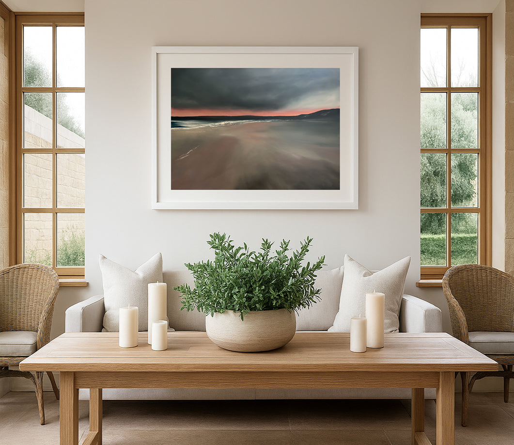 After Hours- Abstract Seascape Fine Art Print on Paper