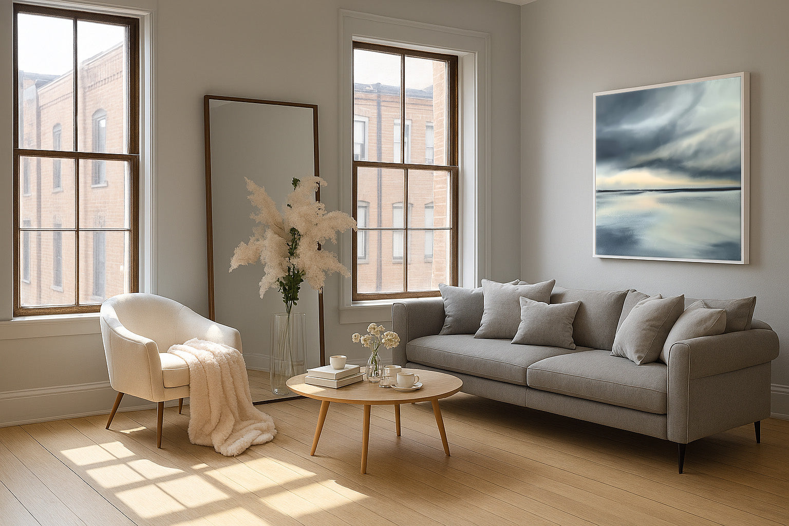 After The Storm- Fine Art Abstract Seascape Canvas Print