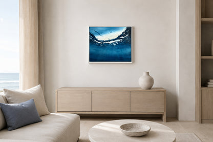 Ascent, original oil seascape painting by Magda Malak