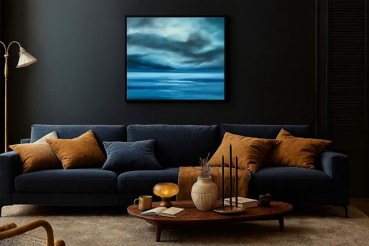 The Blue Beyond- Fine Art Abstract Seascape Canvas Print