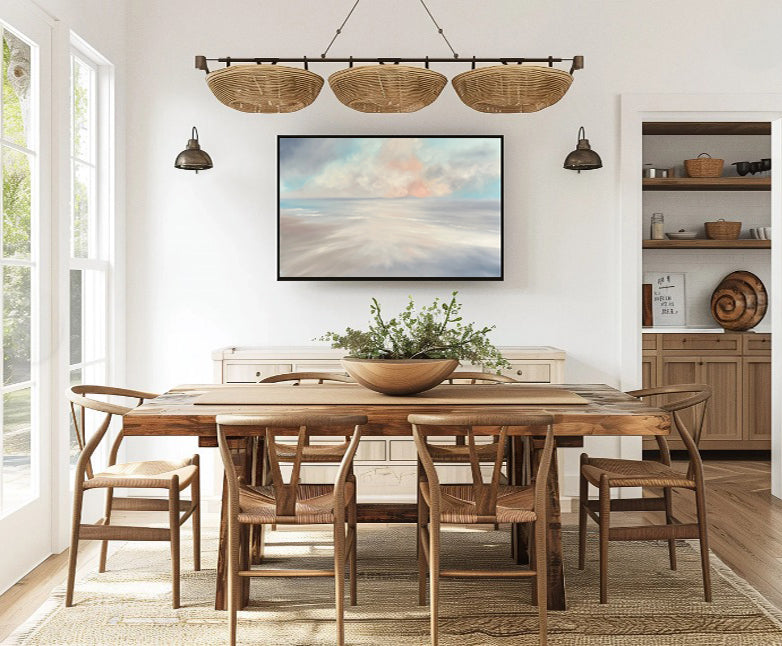 Ethereal Dreams- Original Atmospheric Realism Seascape Fine Art by Magda Malak