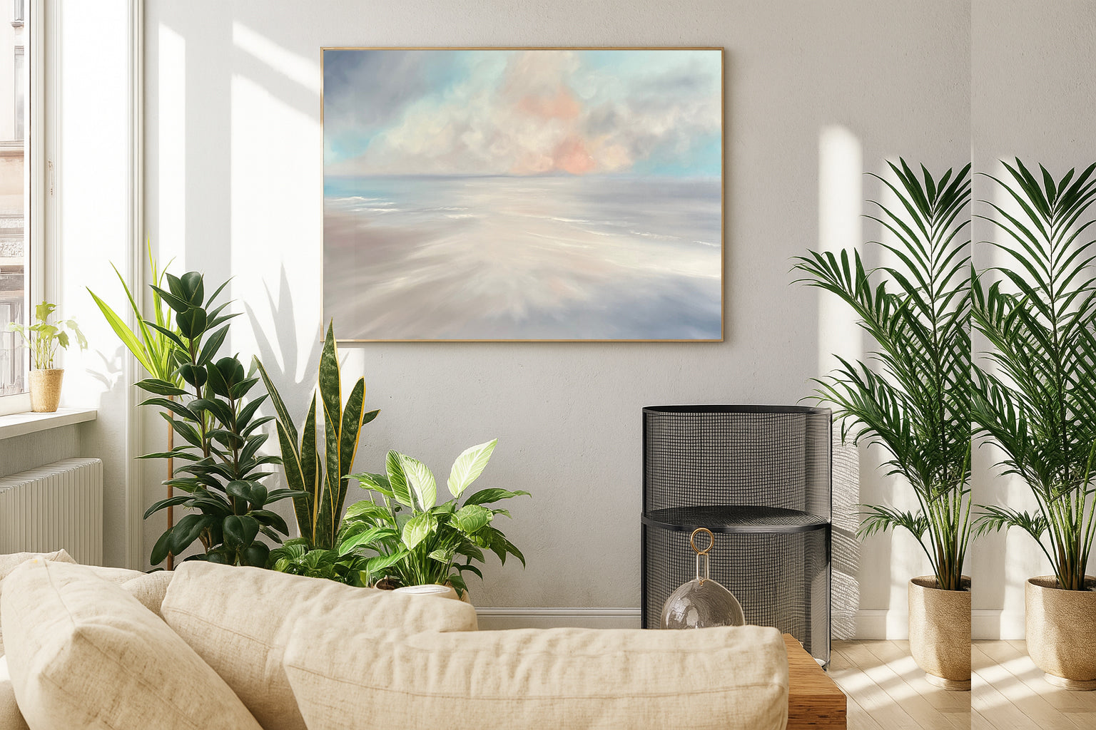 Ethereal Dreams- Original Atmospheric Realism Seascape Fine Art by Magda Malak