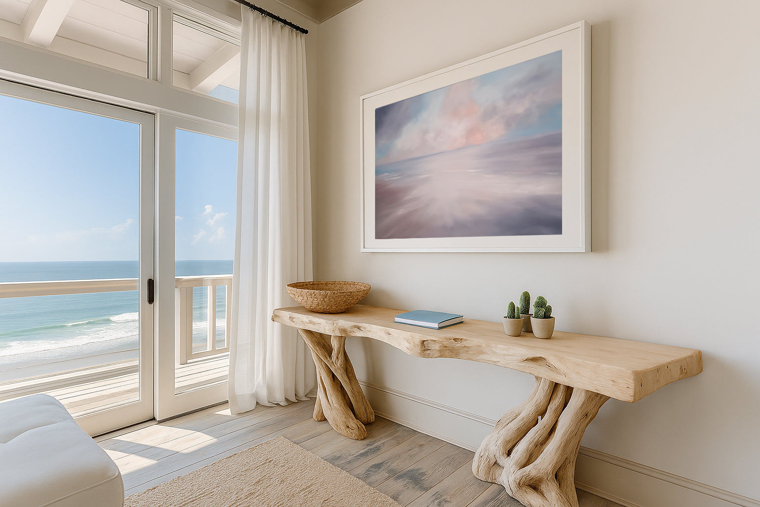 Ethereal Dreams- Abstract Seascape Fine Art Print on Paper