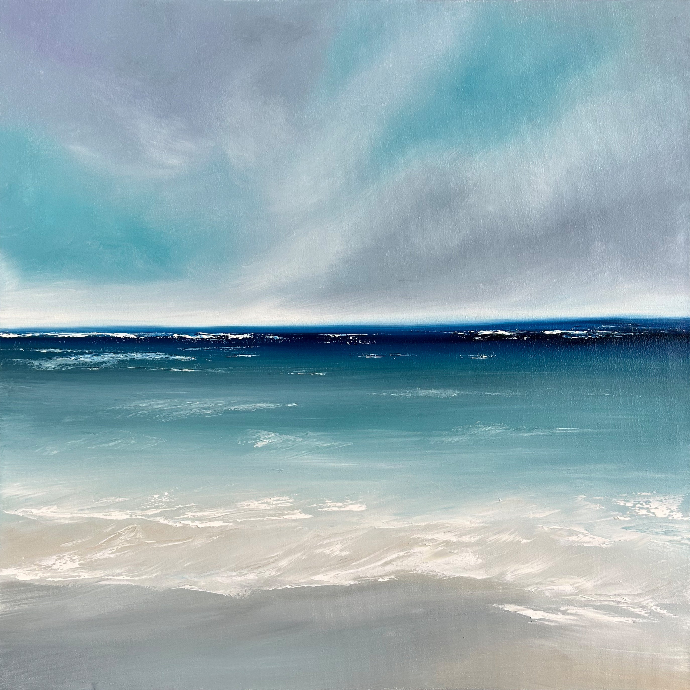 Faith- Original Atmospheric Realism Seascape Fine Art