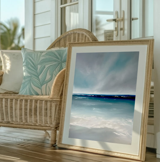 Faith- Abstract Seascape Fine Art Print on Paper