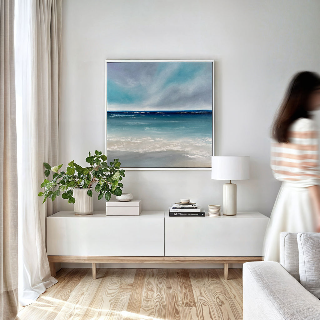 Faith- Original Atmospheric Realism Seascape Fine Art