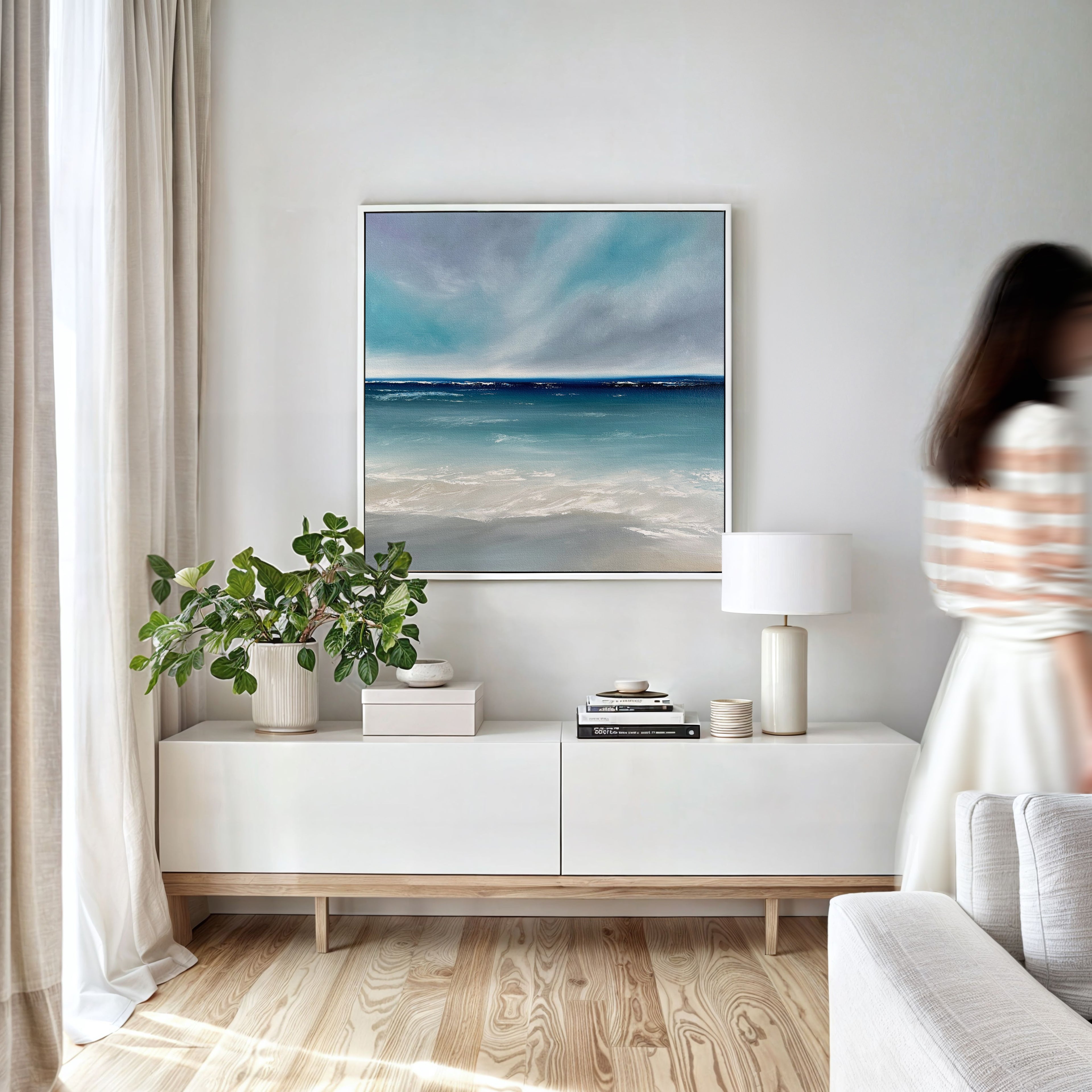 Faith- Original Atmospheric Realism Seascape Fine Art